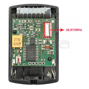 Mando garaje HÖRMANN HSM4 26.975 MHz parte interior