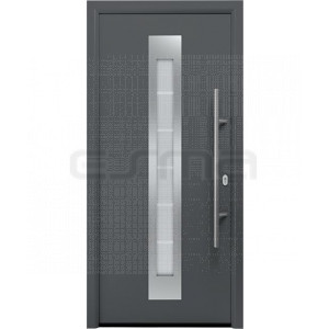 Puerta de entrada Hormann ThermoPro TPS 010 blanca