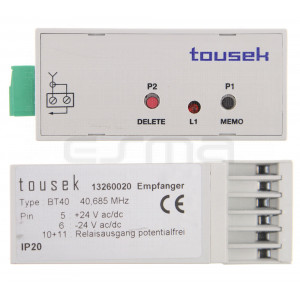 Receptor TOUSEK BT40 SO24V 40.685 MHz 13260020