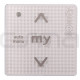 Pulsador de pared SOMFY Smoove Uno IB+ 1811203