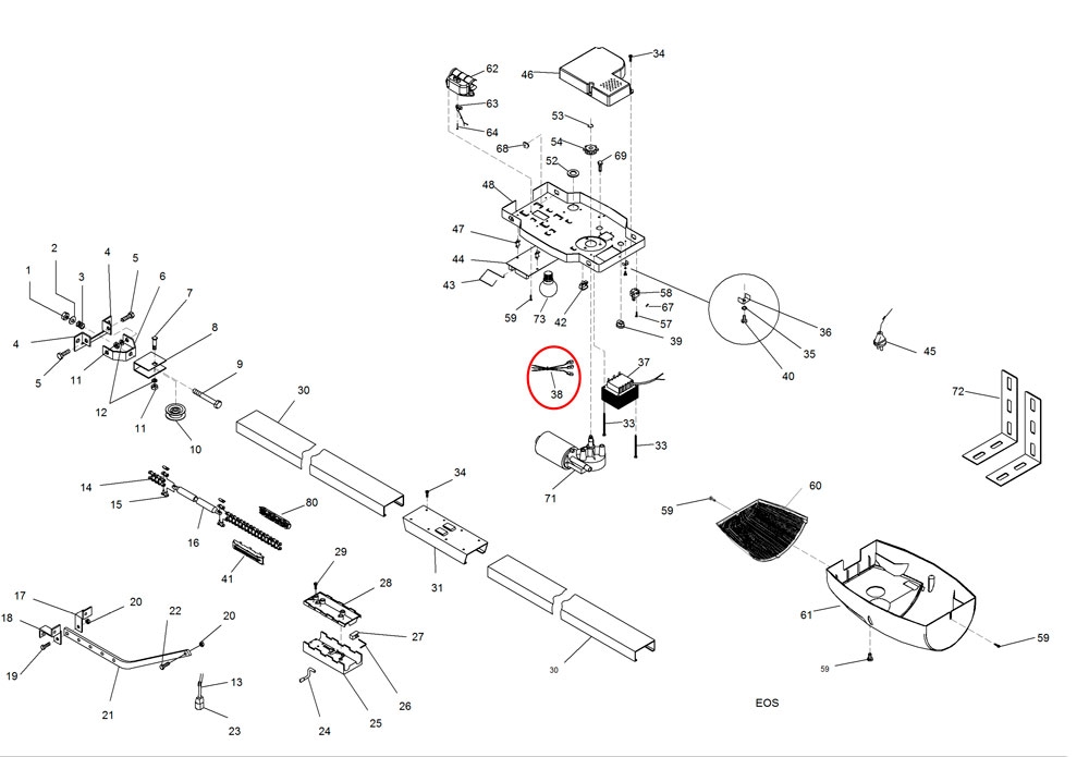 I098716 del motor BFT EOS