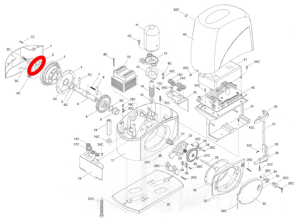 CAME 119RIMC005 BX 243C