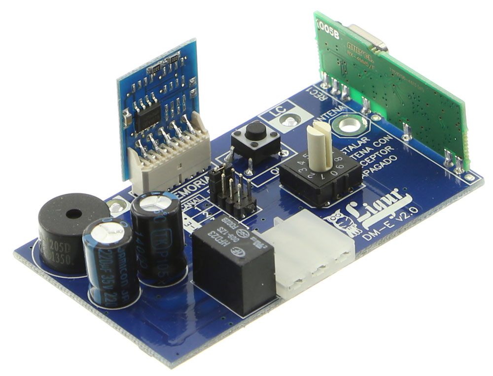 Receptor enchufable para el cuadro de maniobras MC-200. Modelo Celinsa DM-E a 433MHz Receptor Celinsa DM-E
