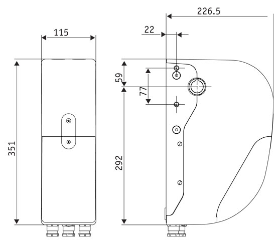 Motor para puertas seccionales BFT ARGO