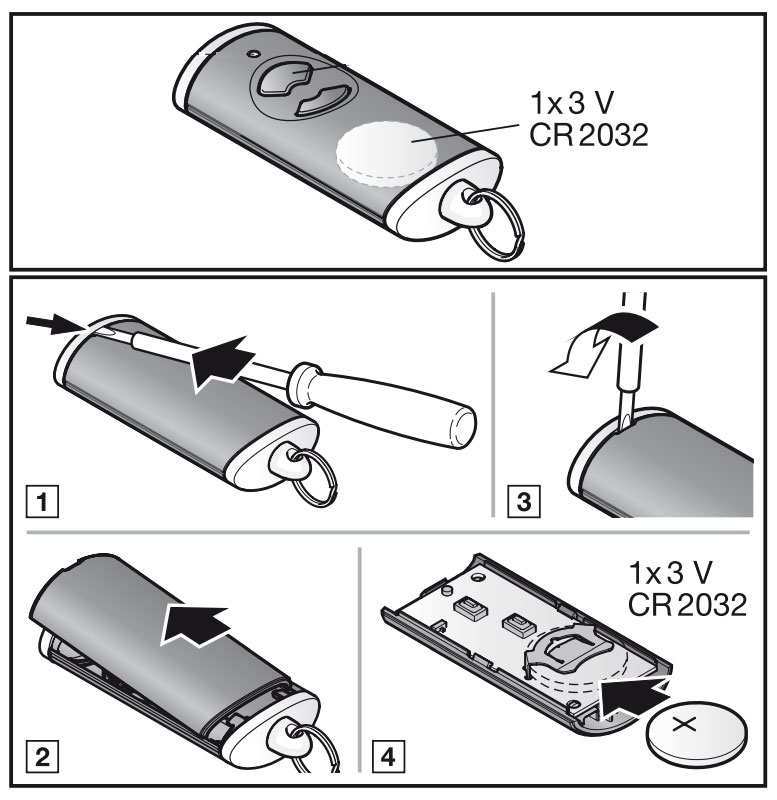 Mando de garaje Hörmann 