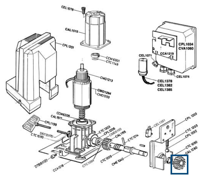 RIB K5 corredera CAL1280