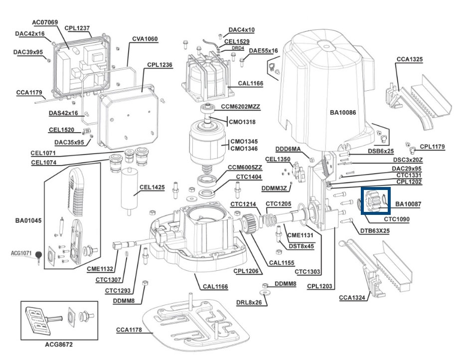 RIB K500 corredera BA10087