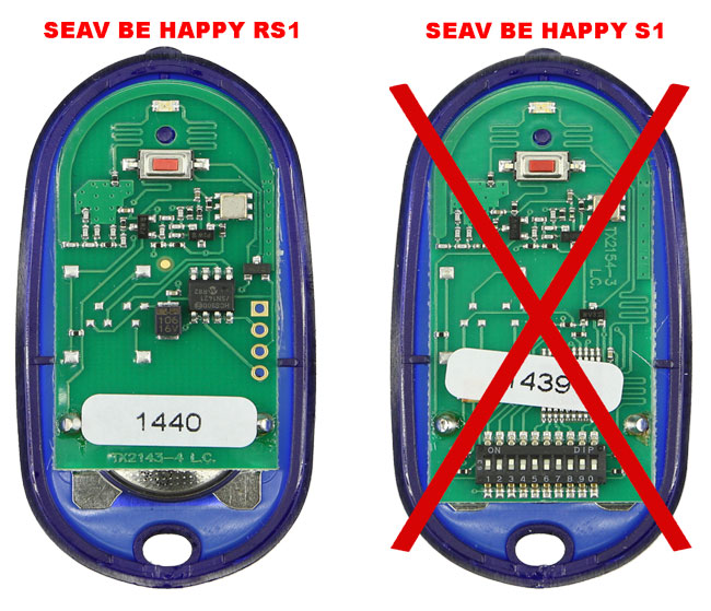 Mandos SEAV Be Happy RS1 y Be Happy S1