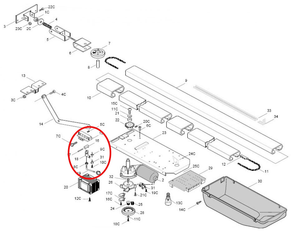 CAME 119RIE025 V200