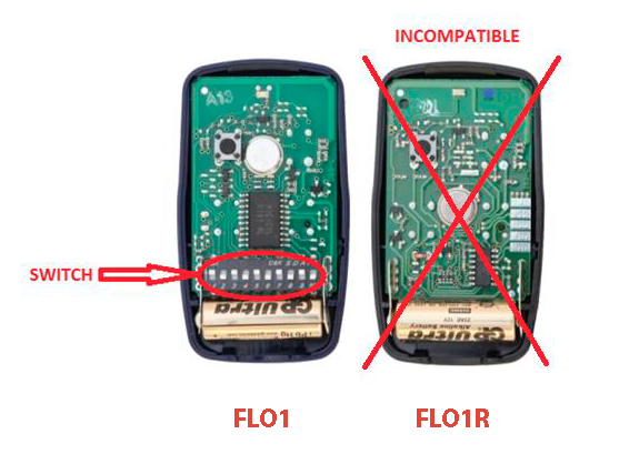 flo 1 vr flo1R no compatible