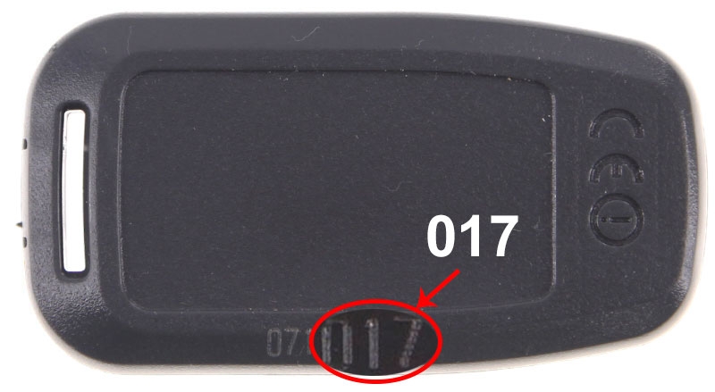 Mando de garaje JCM GO 4 con personalización ZIBOR. Mando garaje ZIBOR Go 4