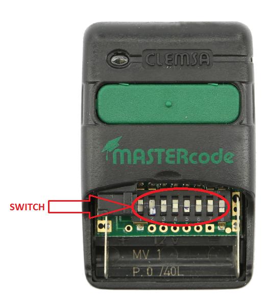 Switch mastercode clemsa