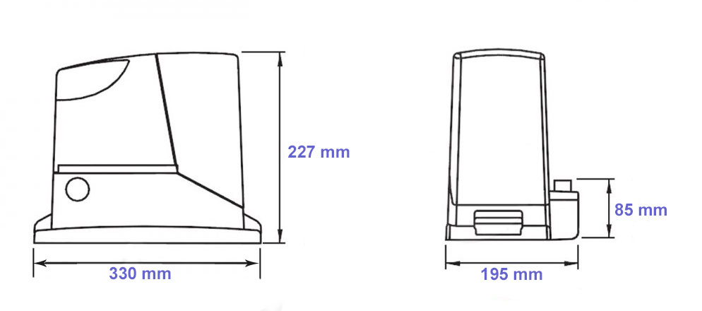 Dimensiones ROBUS 400