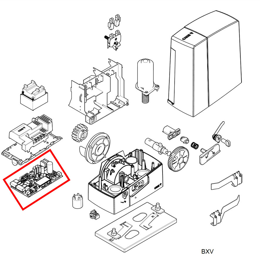 Repuesto 3199ZN6 del motor CAME BXV 600