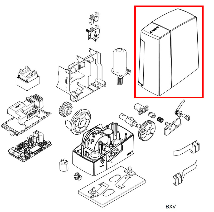 88001-0164 del motor CAME BXV 400-600