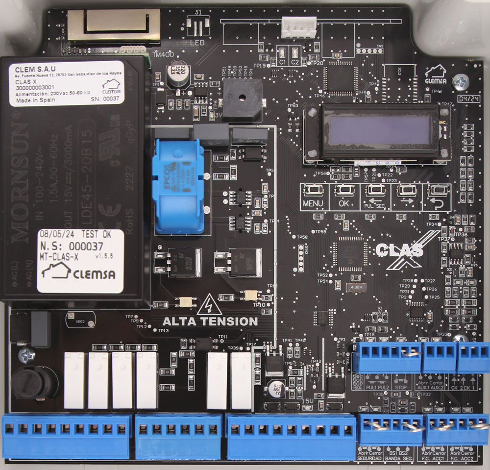 Placa clemsa clas X